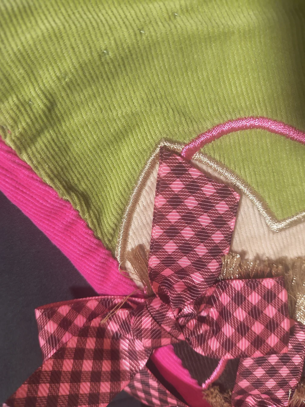 Girls Pink & Green Horse Jumper Costume Set